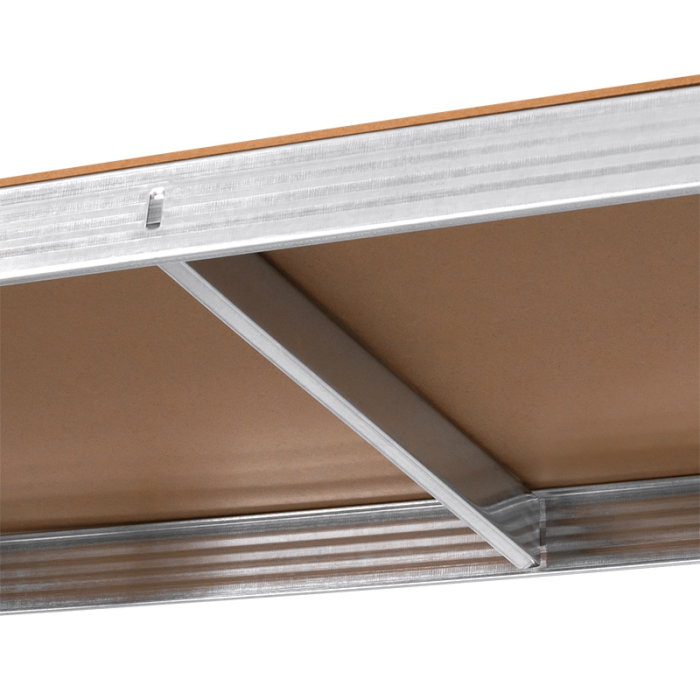 RAFT METALIC 5 POLITE MDF 180X90X40 REBEL [10]