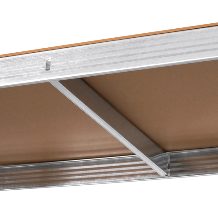 RAFT METALIC 5 POLITE MDF 205X120X45 875KG REBEL [8]