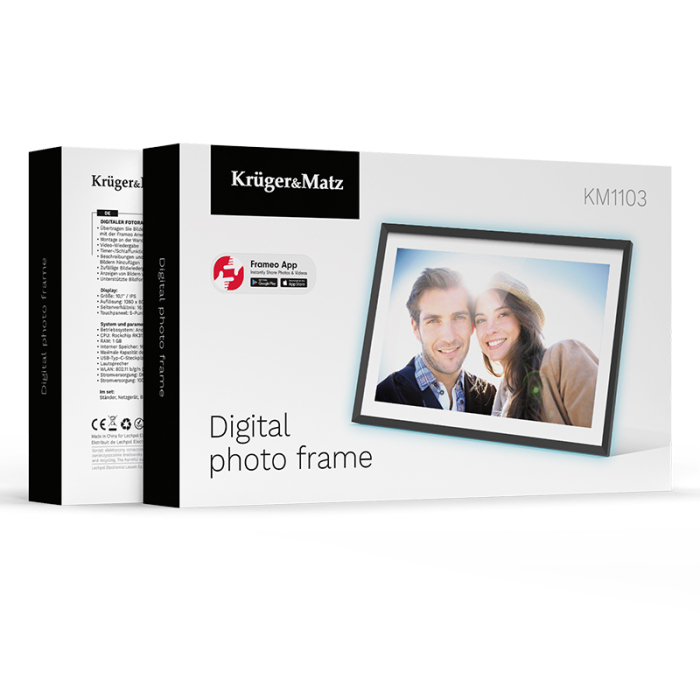 RAMA FOTO DIGITALA WIFI 10.1 FRAMEO AMBILIGHT KRUGER&MA [16]