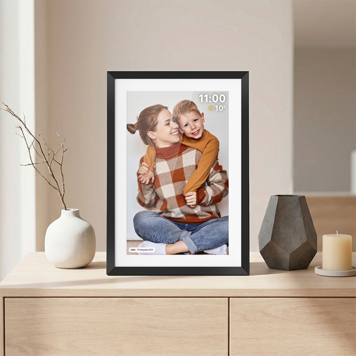 RAMA FOTO DIGITALA WIFI 10.1 FRAMEO AMBILIGHT KRUGER&MA [6]