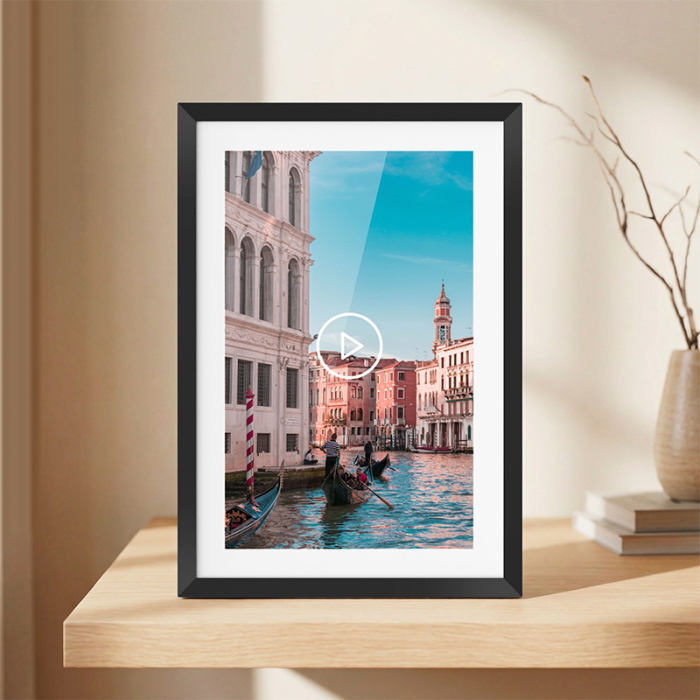 RAMA FOTO DIGITALA WIFI 10.1 FRAMEO AMBILIGHT KRUGER&MA [4]