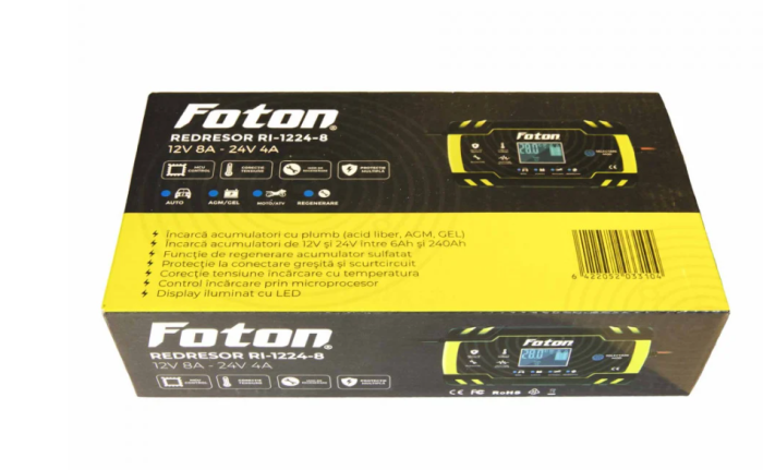 Redresor inteligent Foton RI-1224-8 cu desulfatare [3]