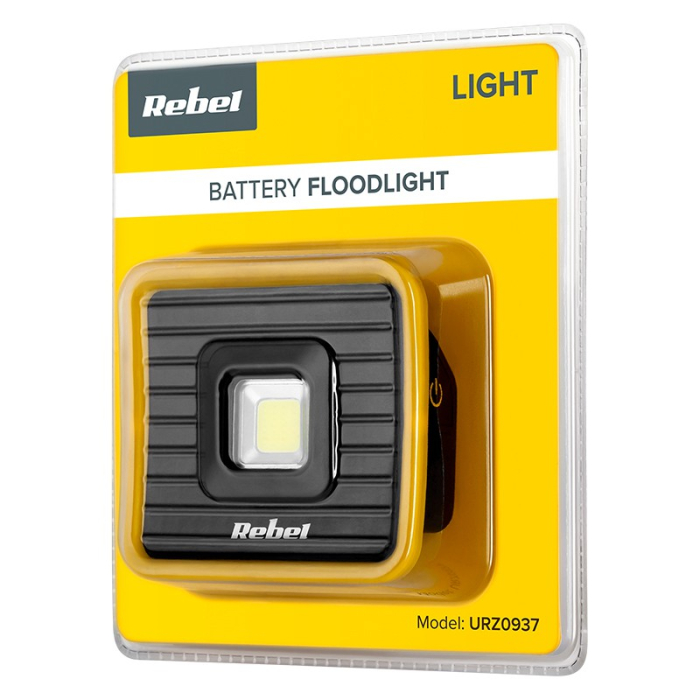 REFLECTOR 10W CU ACUMULATOR 3.7V 4.5AH REBEL [6]