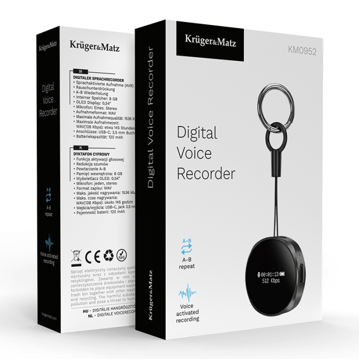 REPORTOFON DIGITAL 4GB 120MAH KRUGER&MATZ [11]