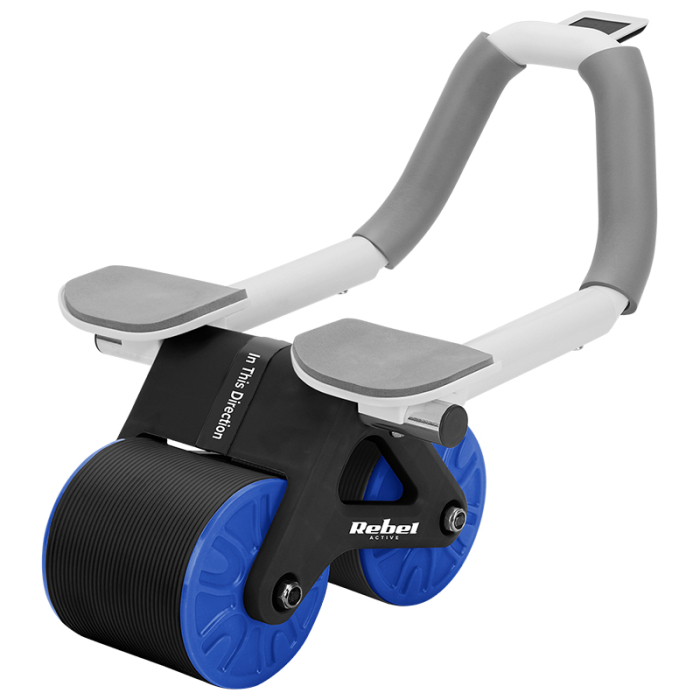 ROATA ABDOMINALA CRONOMETRU AB WHEEL ALBASTRU REBEL ACT [3]