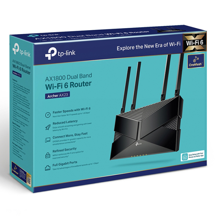 ROUTER 4 PORTURI GIGABIT WI-FI 6 AX1800 TP-LINK [5]