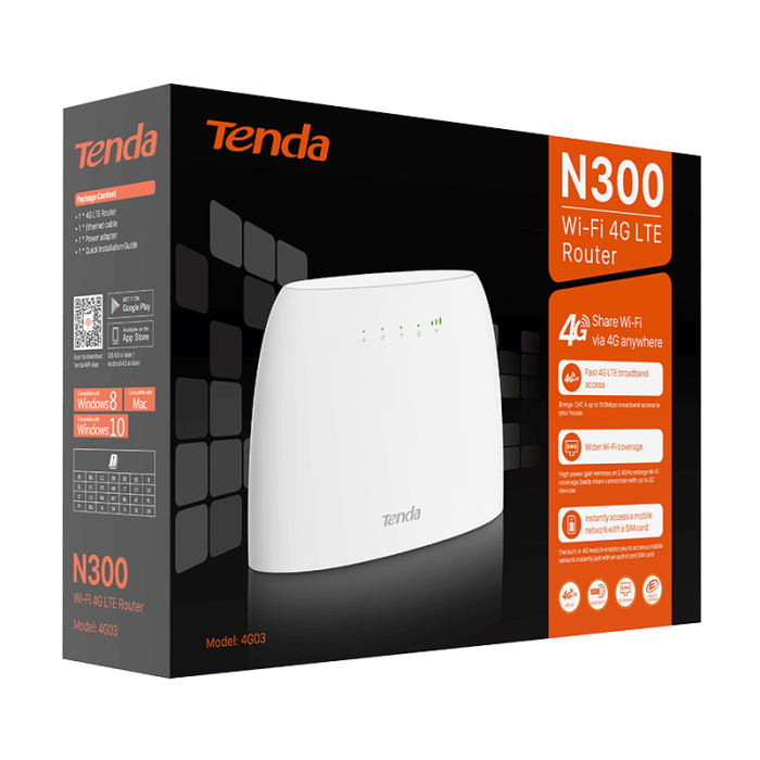 ROUTER WIRELESS N300 TENDA [4]