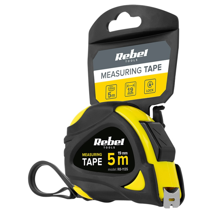 RULETA METALICA 19MM 5M REBEL [4]