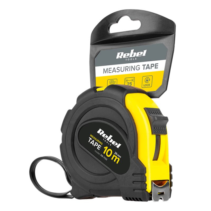 RULETA METALICA 25MM 10M REBEL [4]
