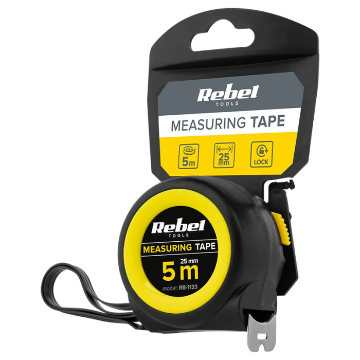 RULETA METALICA 25MM 5M REBEL [4]