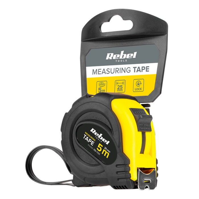 RULETA METALICA 25MM 5M REBEL [4]