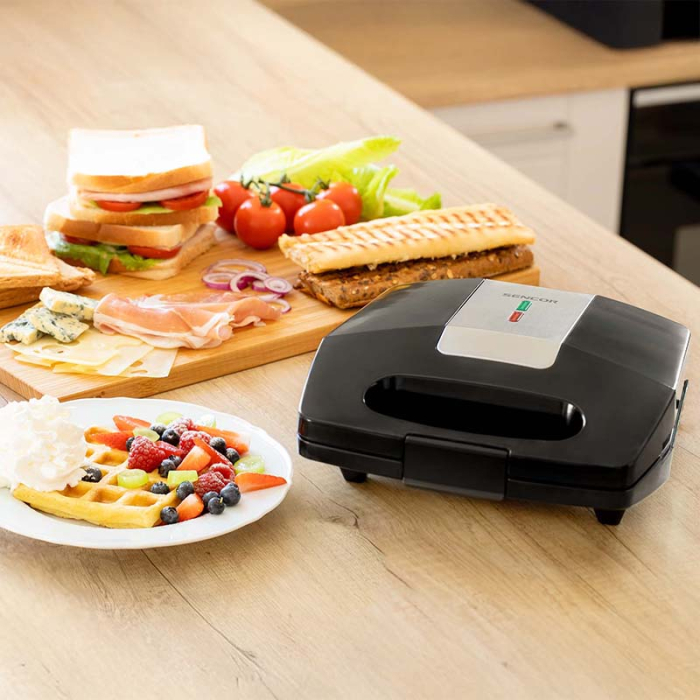 SANDWICH MAKER 3 IN 1 700W SENCOR [11]