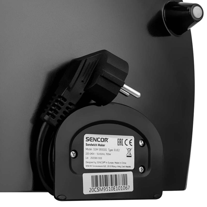 SANDWICH MAKER 3 IN 1 700W SENCOR [8]