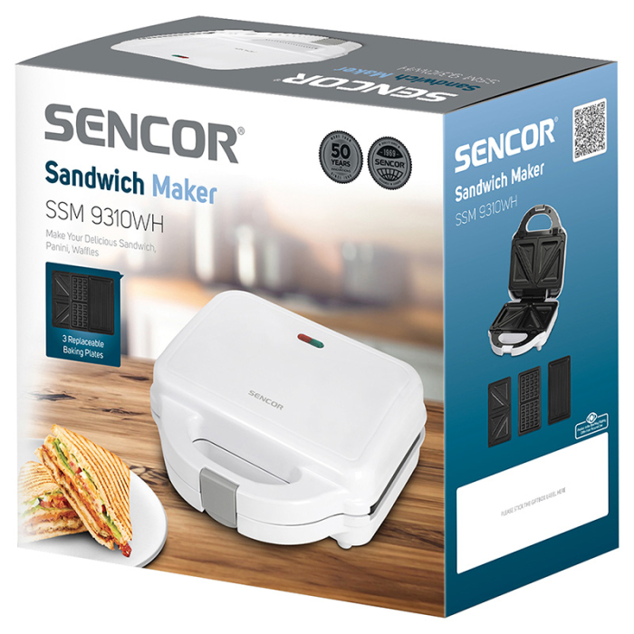 SANDWICH MAKER 3 IN 1 750W SENCOR [8]