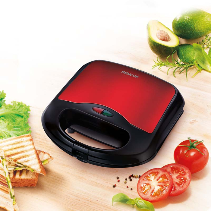 SANDWICH MAKER 700W ROSU SENCOR [8]