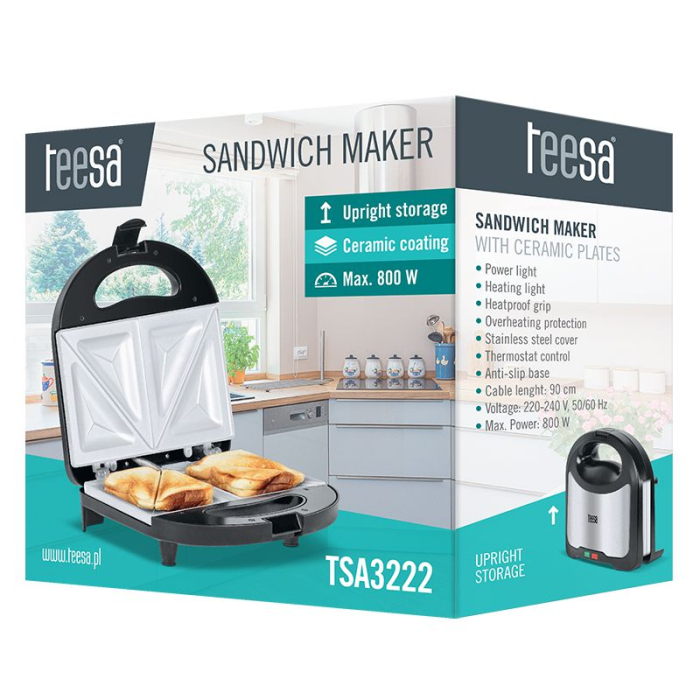 SANDWICH MAKER CERAMIC TEESA [5]