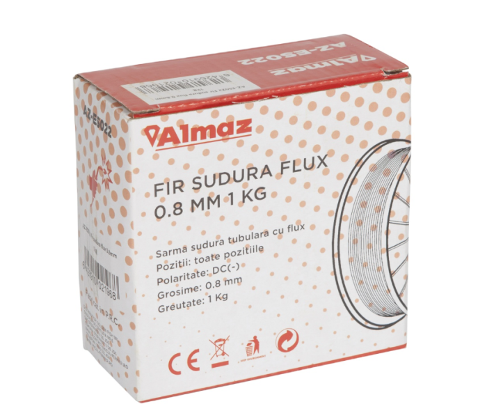Sarma de sudura Almaz, cu flux, Ø0.8mm, greutate 1 Kg [3]