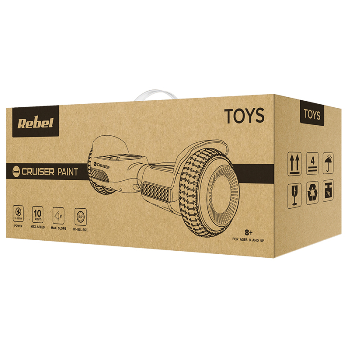 SCOOTER HOVERBOARD CRUISER PAINT REBEL [8]