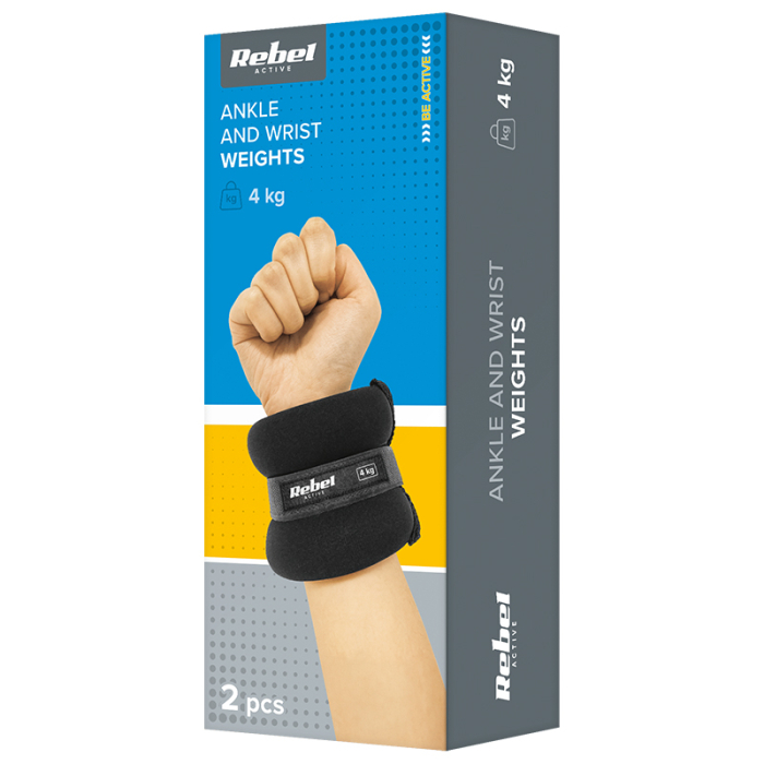 SET 2 GREUTATI INCHEIETURA 2X4KG REBEL ACTIVE [6]