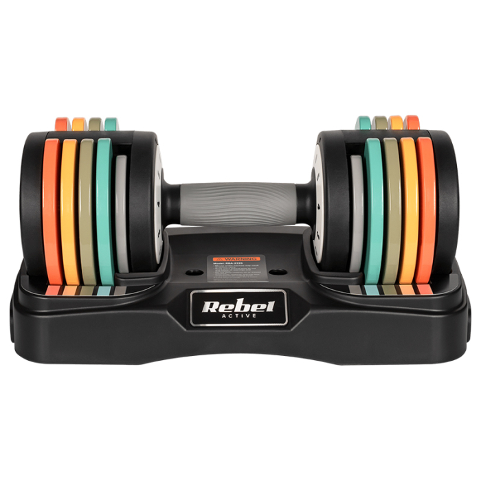 SET 2X GANTERA FONTA REGLABILA 1KG 2X10KG REBEL ACTIVE [6]