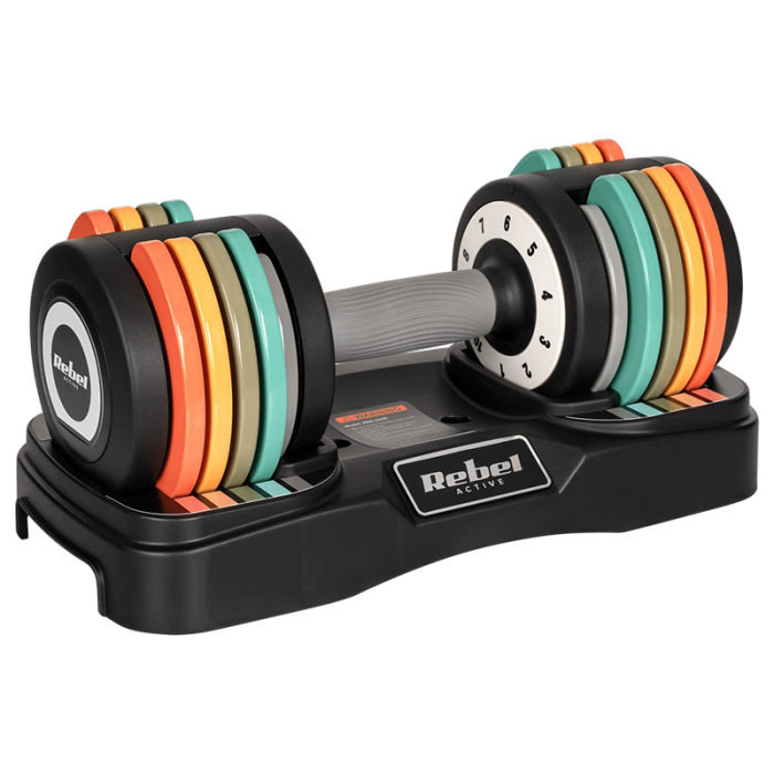 SET 2X GANTERA FONTA REGLABILA 1KG 2X10KG REBEL ACTIVE [5]