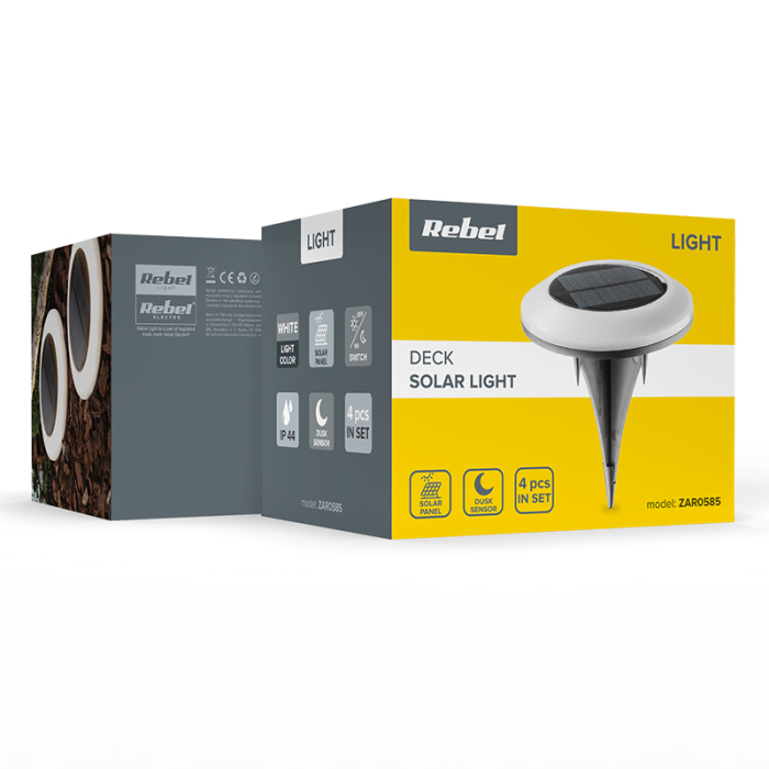 SET 4 LAMPI SOLARE DE GRADINA REBEL [7]