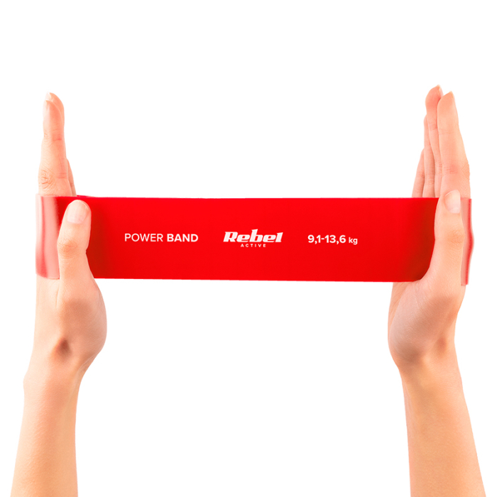 SET 5 BENZI ELASTICE LATEX MINI BAND 2-18KG REBEL ACTIV [5]