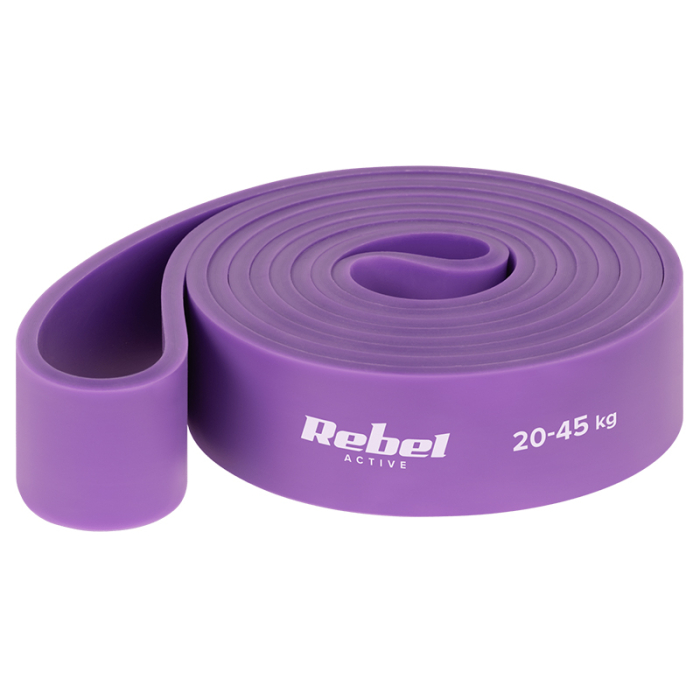 SET 5 BENZI ELASTICE TPE POWER BAND 4-55KG REBEL ACTIVE [8]