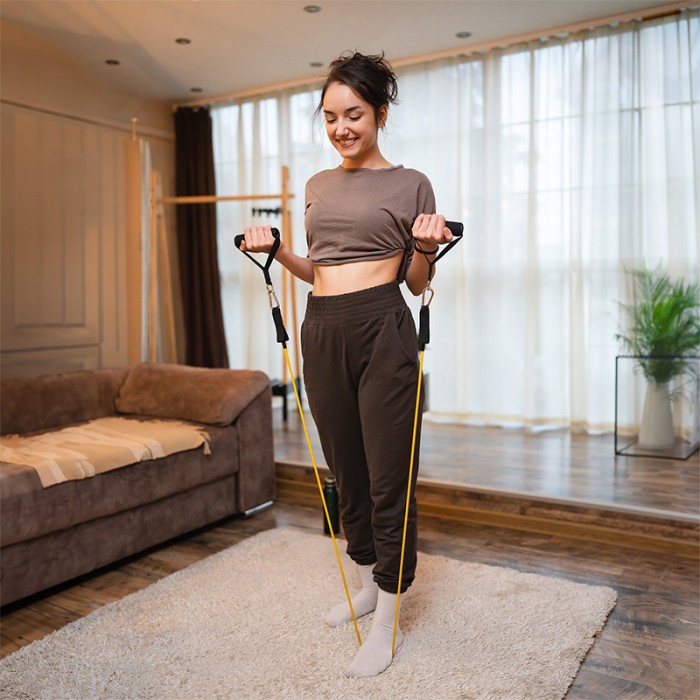 SET 5 BENZI REZISTENTA POWER TUBE 5-30KG REBEL ACTIVE [13]