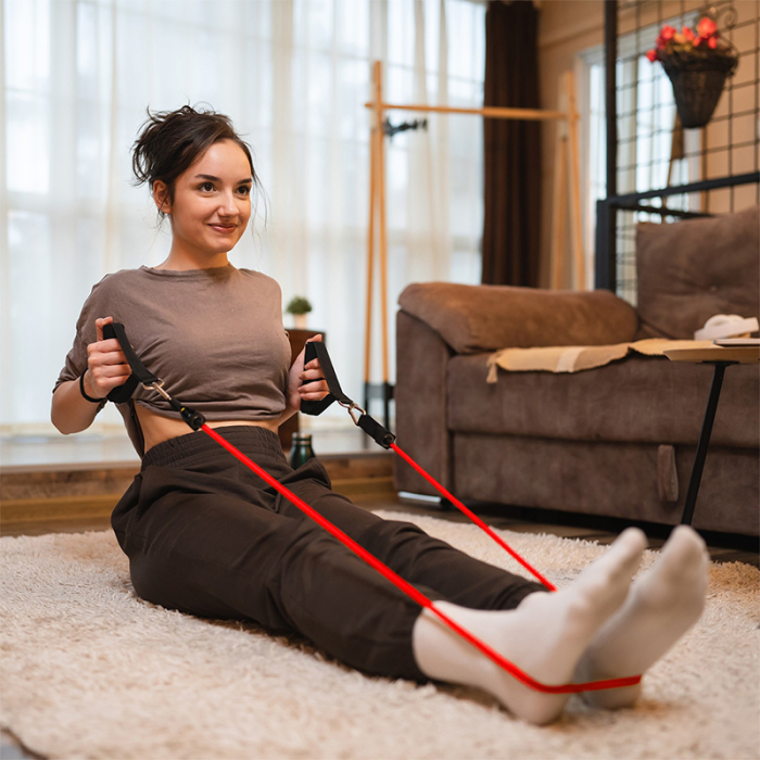 SET 5 BENZI REZISTENTA POWER TUBE 5-30KG REBEL ACTIVE [3]