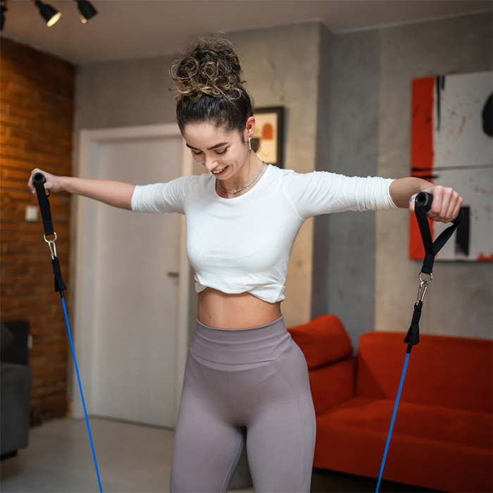 SET 5 BENZI REZISTENTA POWER TUBE 5-30KG REBEL ACTIVE [4]