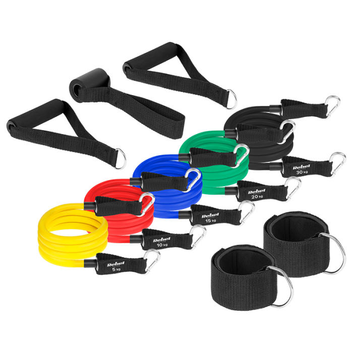 SET 5 BENZI REZISTENTA POWER TUBE 5-30KG REBEL ACTIVE [2]