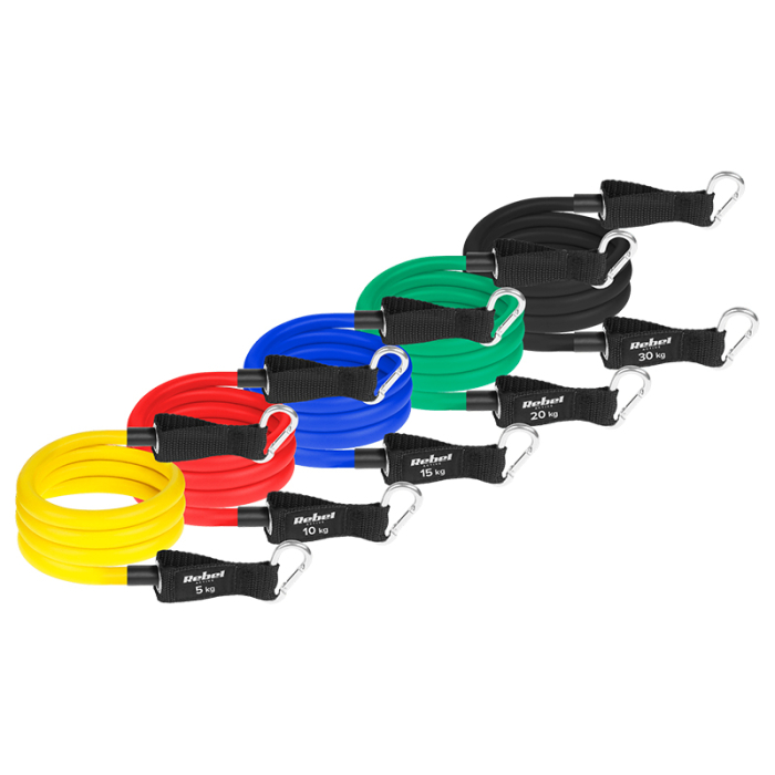 SET 5 BENZI REZISTENTA POWER TUBE 5-30KG REBEL ACTIVE [6]