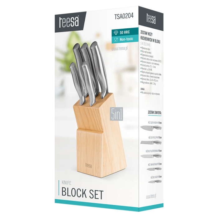 SET 5 CUTITE IN BLOC LEMN TEESA [4]