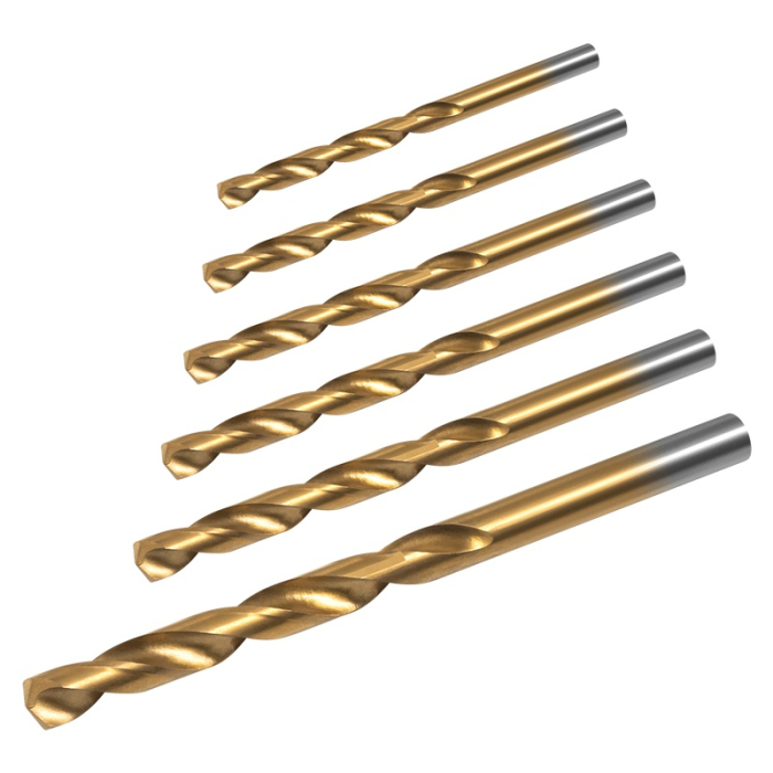 SET 6 BURGHIE METAL HSS 2-8MM REBEL [2]