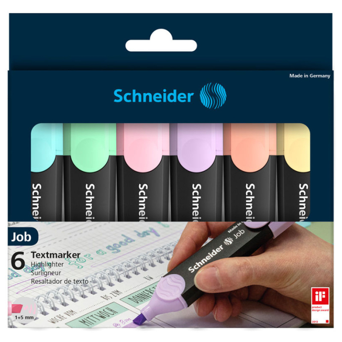 SET 6 EVIDENTIATOARE PASTEL SCHNEIDER [3]
