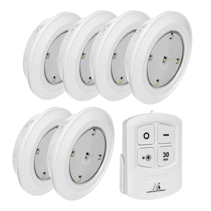 SET 6 LAMPI LED CU TELECOMANDA MCE0165 [2]