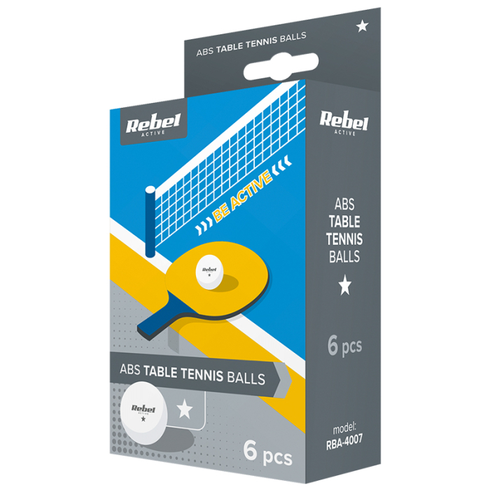 SET 6 MINGI TENIS DE MASA PING PONG REBEL ACTIVE [3]