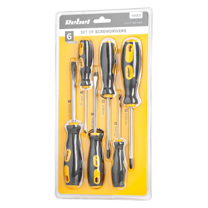 SET 6 SURUBELNITE CROM-VANADIU VARF MAGNETIC REBEL [3]