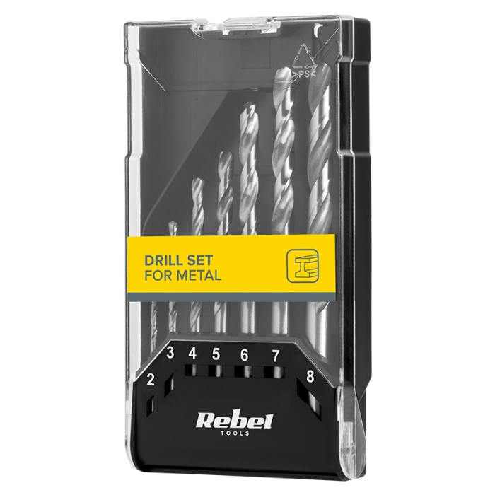SET 7 BURGHIE METAL 2-8MM REBEL [4]