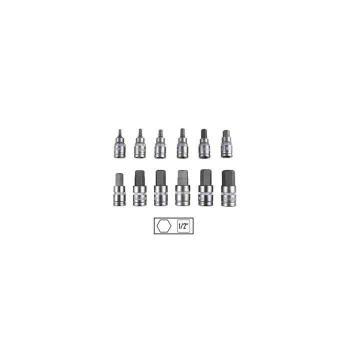 SET DE 12 PIESE 1/2` IMBUSURI HEX. JBM [3]