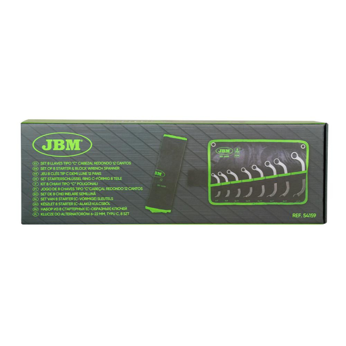 SET DE 8 CHEI INELARE SEMILUNA JBM [4]