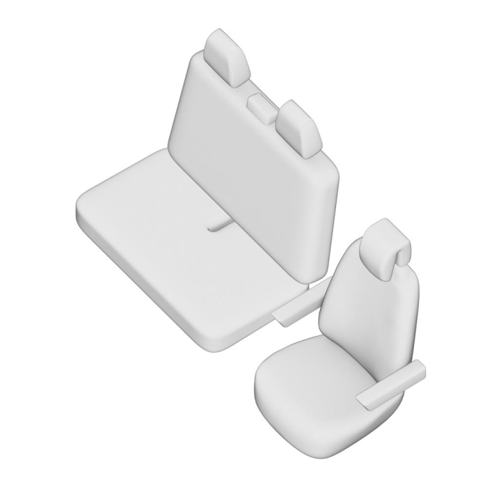 SET HUSE SCAUN UMBRELLA PENTRU MERCEDES VITO (1+2) 2003-2014 [2]