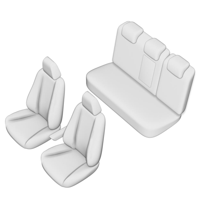 SET HUSE SCAUN UMBRELLA PENTRU SEAT ATECA 2016- (BANCHETA FRACTIONATA) [2]