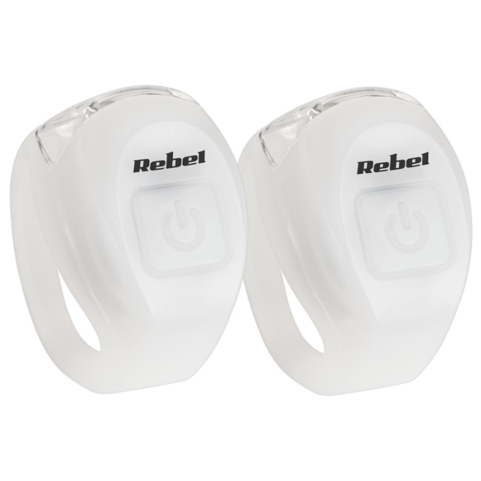 SET LUMINI BICICLETA SILICON REBEL [3]