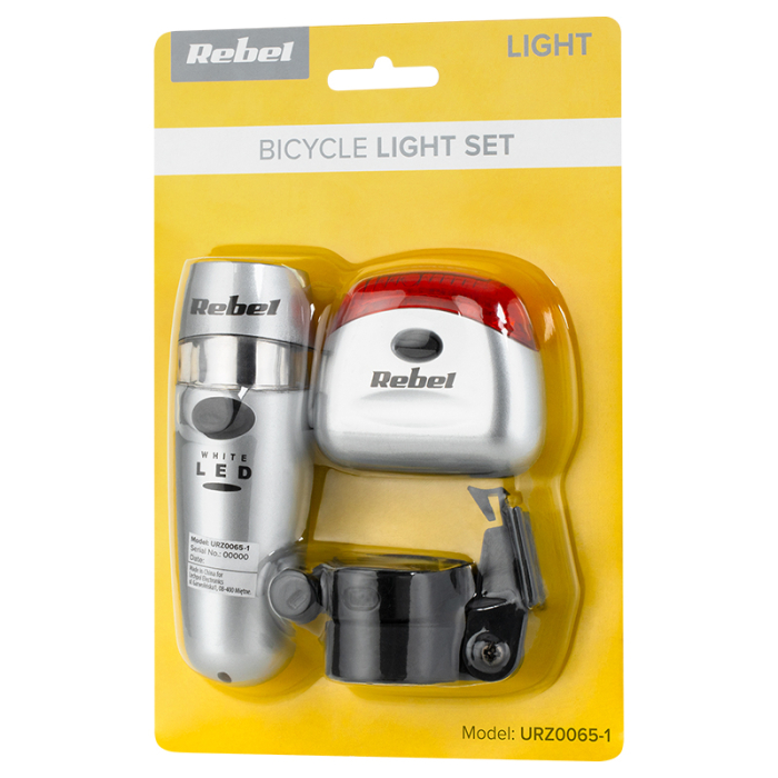 SET LUMINI FATA SPATE BICICLETA REBEL [5]