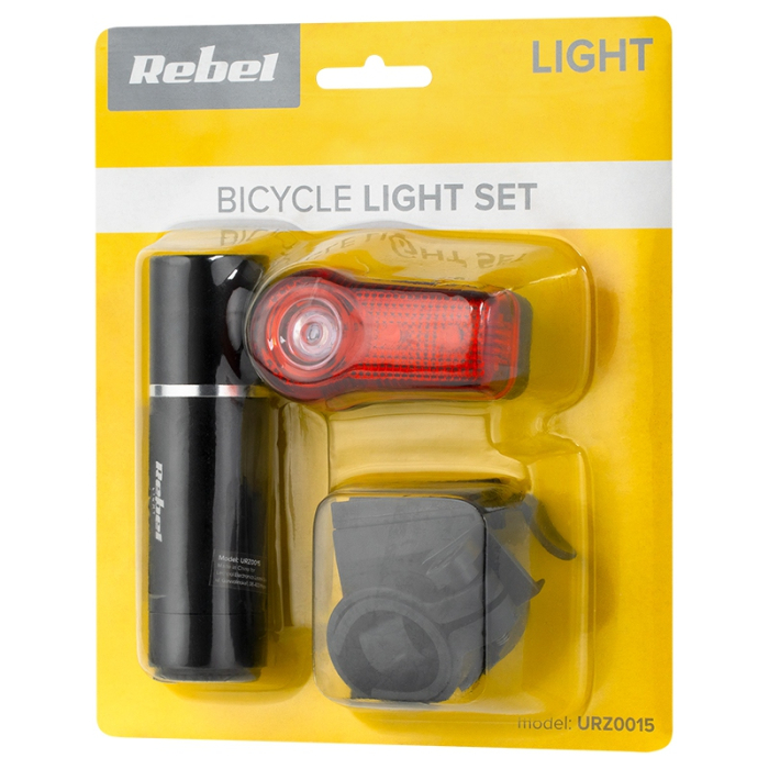 SET LUMINI FATA SPATE BICICLETA REBEL [5]