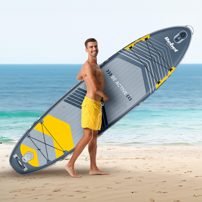 SET PLACA GONFLABILA STAND UP PADDLE SCAUN 335X84X15 CM [6]