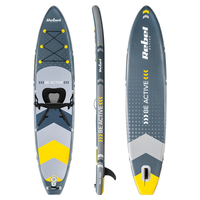 SET PLACA GONFLABILA STAND UP PADDLE SCAUN 350X80X15 CM [5]