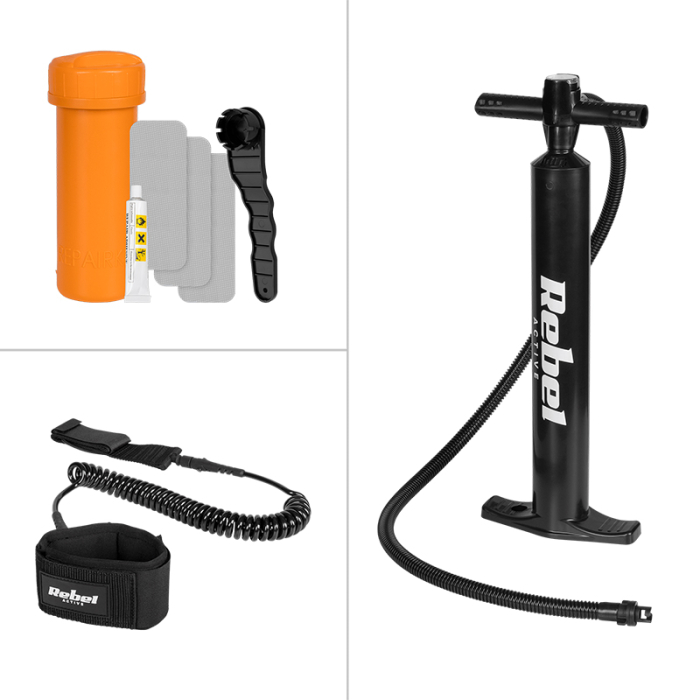 SET PLACA GONFLABILA STAND UP PADDLE SUP 244X76X10 CM [9]